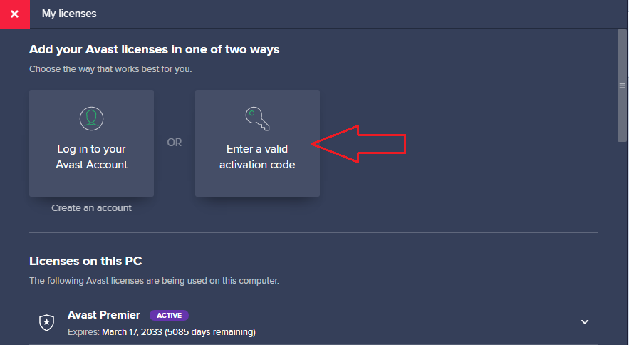 avast activation code mac