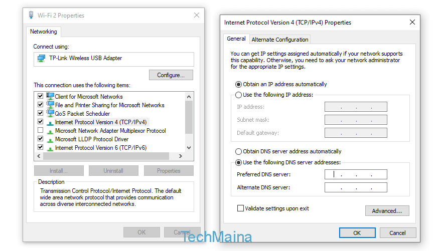 how to fix wifi connected but no internet