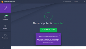 what is avast antivirus installer icon function