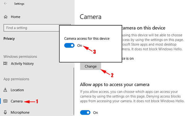 How to fix webcam not working