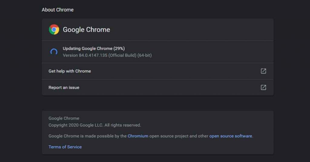 new google chrome updates