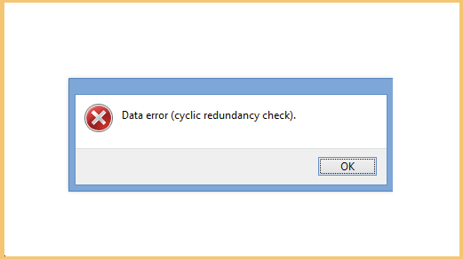 data error cyclic redundancy check