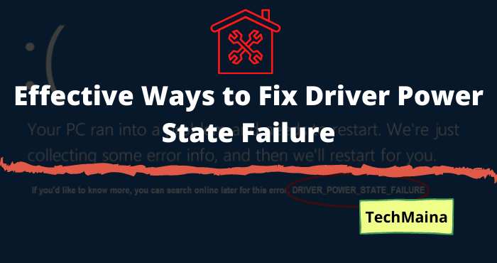 driver power state failure