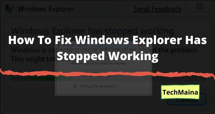 has stopped working windows 7