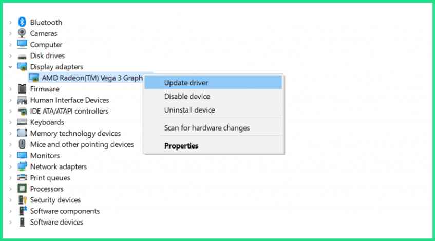 Update Driver in Device Manager
