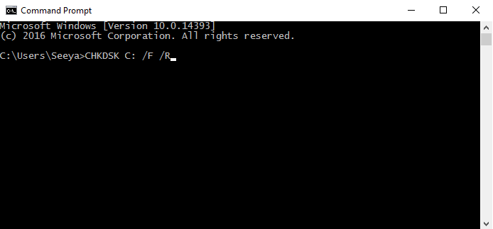 Use the Command Prompt