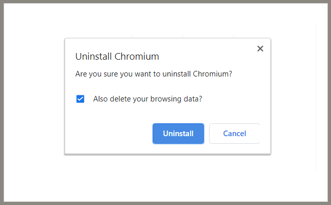 How to Uninstall Chromium