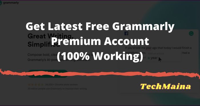 grammarly premium free account username and password 2023