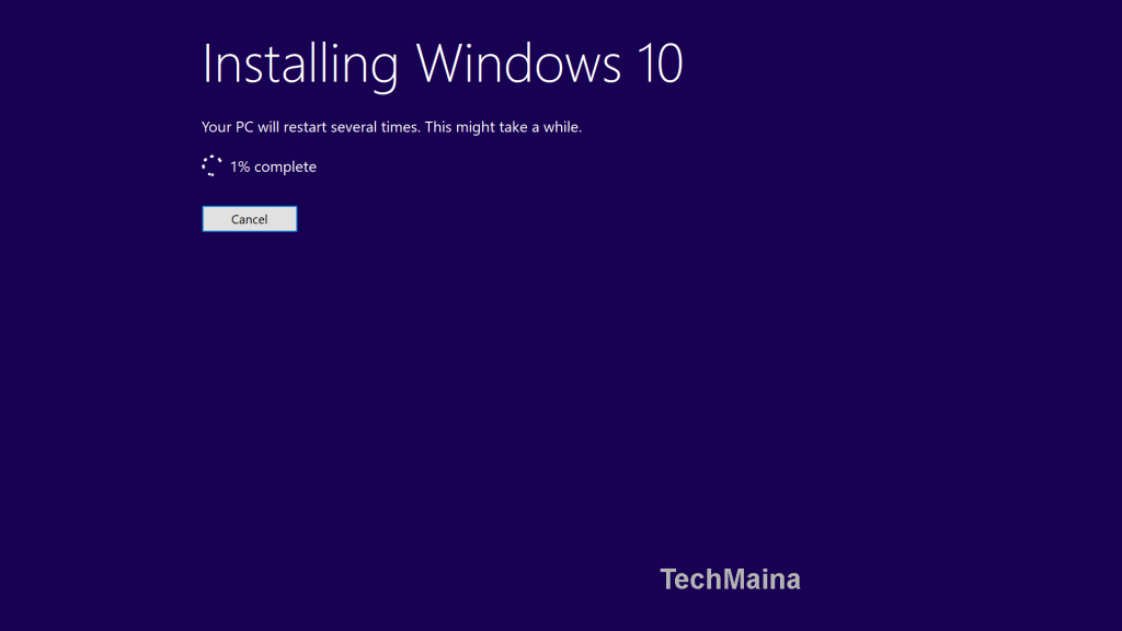 local reinstall or cloudwindows 10