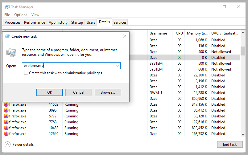 windows explorer does not refresh