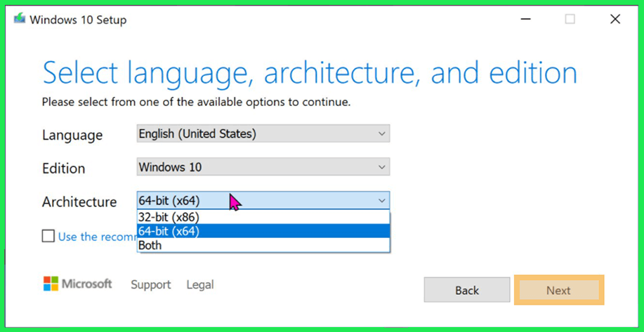 windows 10 media creation tool pro vs home