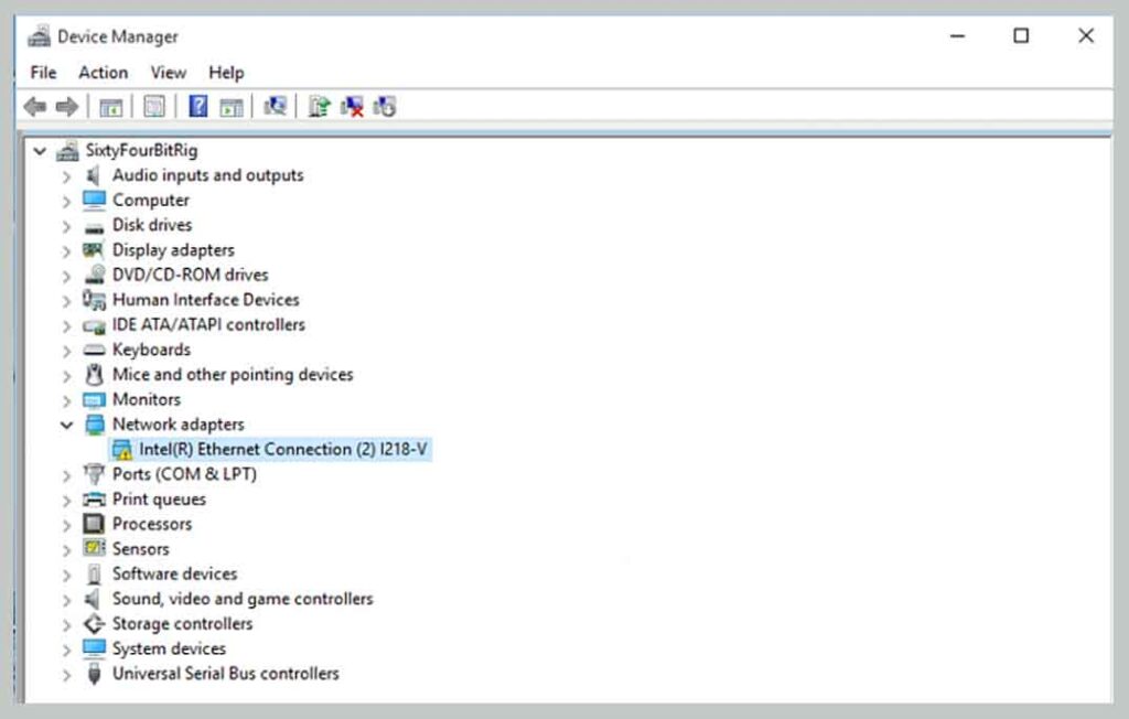 Reinstall the Network Adapter Driver