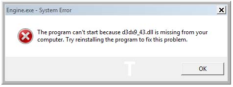 What is a D3dx9_43.dll File