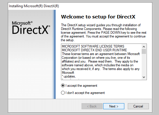 how to Install DirectX