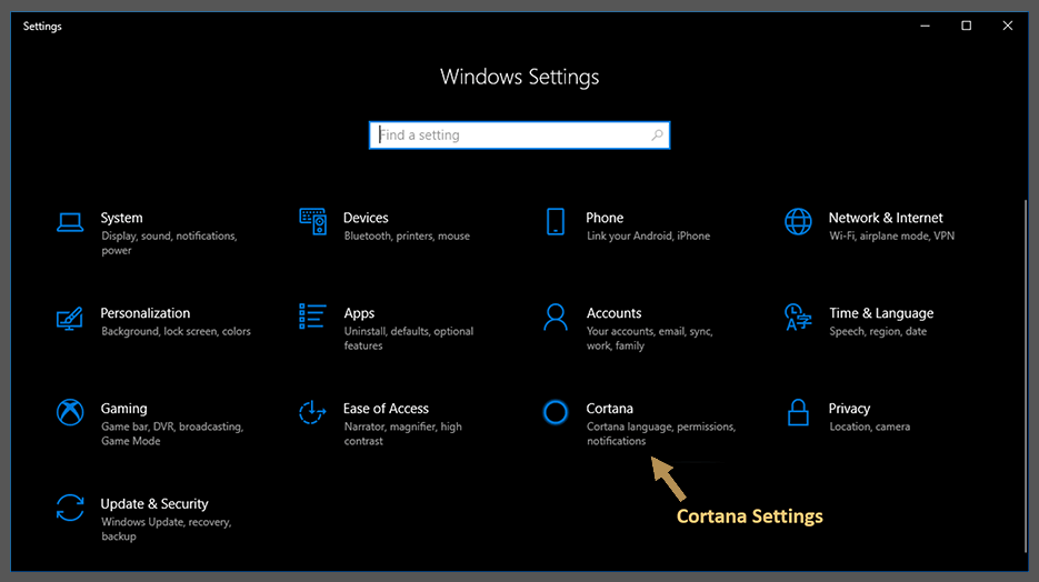 how to enable cortana