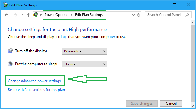 Configure PCI Express Power Management Settings