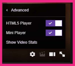 Disable HTML 5 Player on Twitch