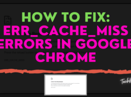 How To Fix Err_Cache_Miss Errors In Google Chrome