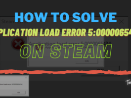 How To Solve Application Load Error 5:0000065434 On Steam