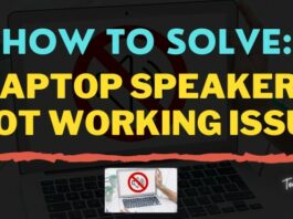 How To Solve Laptop Speakers Not Working Issue