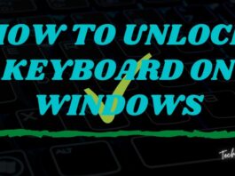 How To Unlock Keyboard On Windows