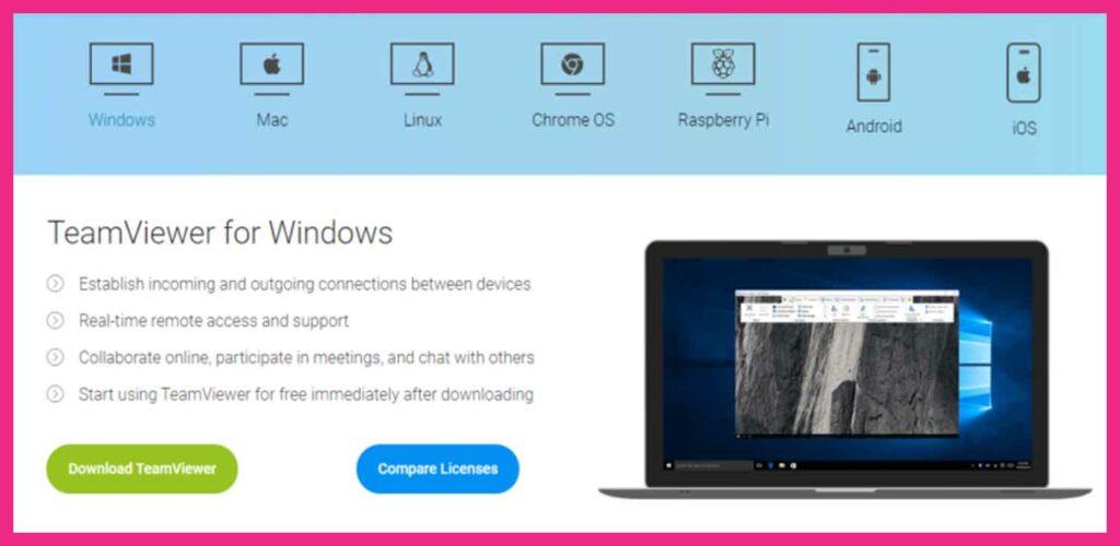 free remote access software for mac and pc