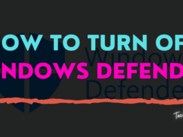 How to Turn Off Windows Defender In Windows 10