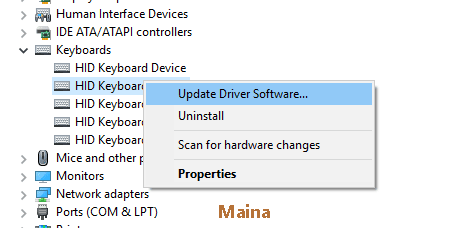 Reinstall The Keyboard Driver