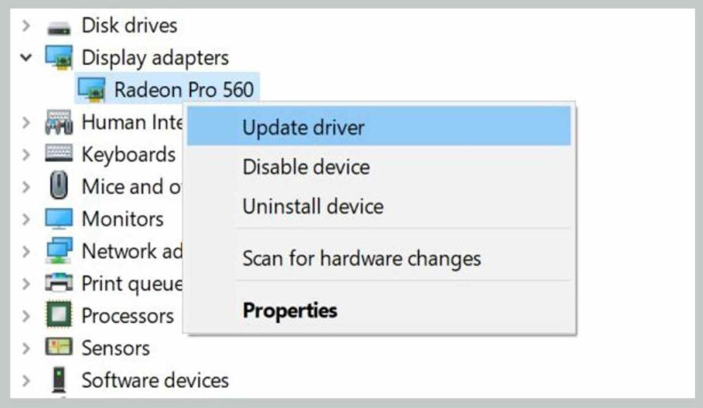 Update Your Video Drivers