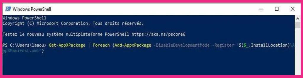 Use The Powershell Command