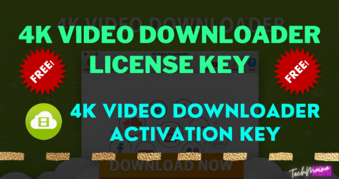 4k videos downloader key