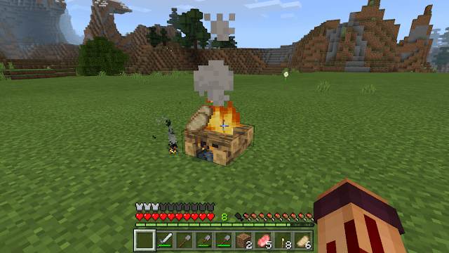 How to Make a Campfire in Minecraft