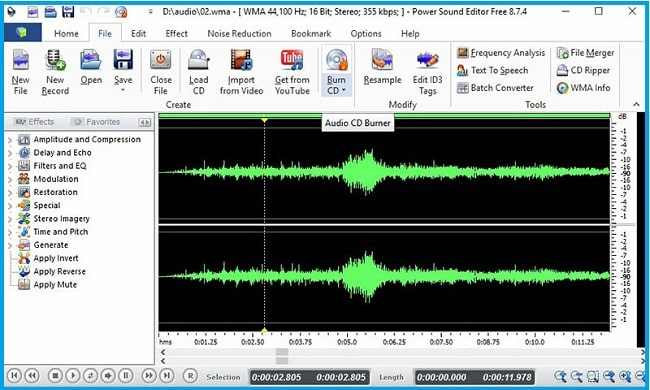 Power Sound Editor Free