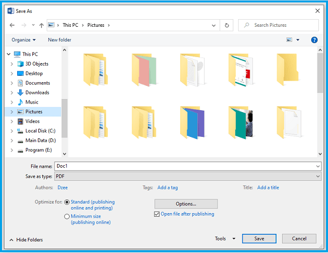 Recreate the PDF File