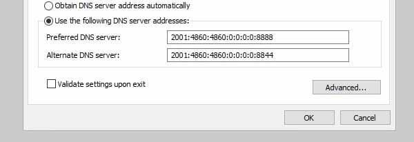 Use Google's Public DNS Server