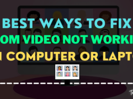 Best Ways To Fix Zoom Video Not Working On PC