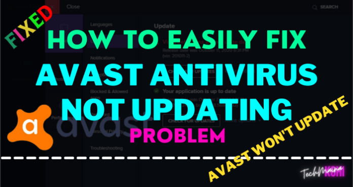 avast free antivirus not updating