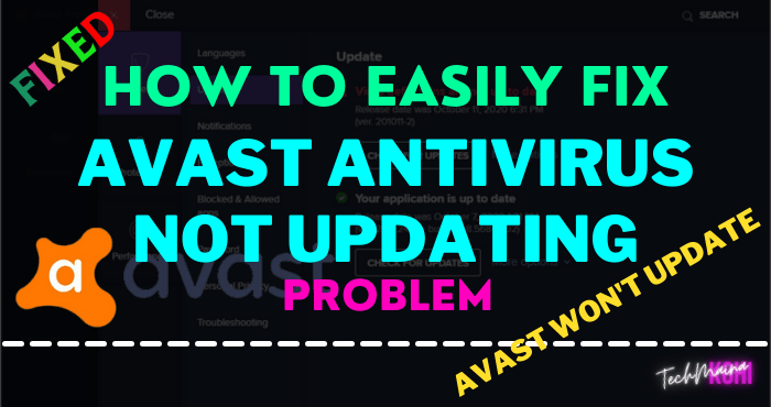 latest avast update problems