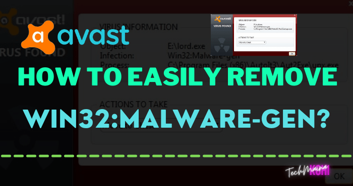 how to fix win32 malware gen avast