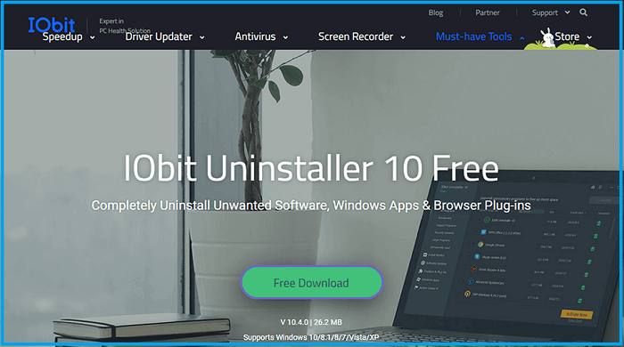 what did i install that included iobit uninstaller