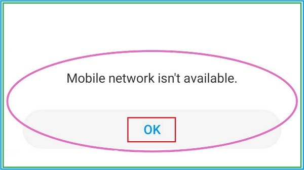Mobile Network Not Available