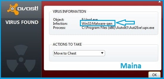 Win32 malware gen что за вирус аваст