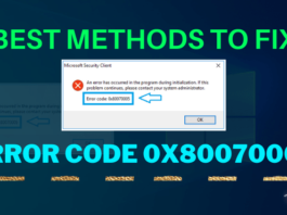 Best Methods To Fix Error Code 0x80070005 On Windows 10