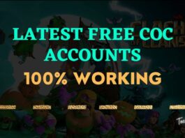 Free COC Accounts Clash Of Clans Passwords