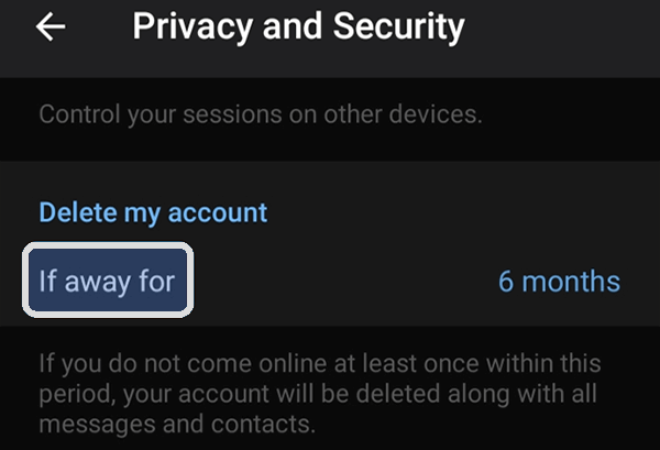 How to Delete Telegram Account Automatically