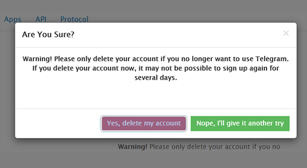 How to Delete Telegram Account Manually