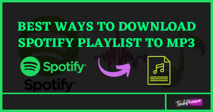 spotify playlist to mp3 free
