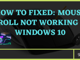 How To Fix Mouse Scroll Not Working On Windows 10