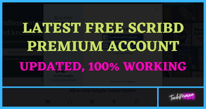 Latest Free Scribd Premium Account