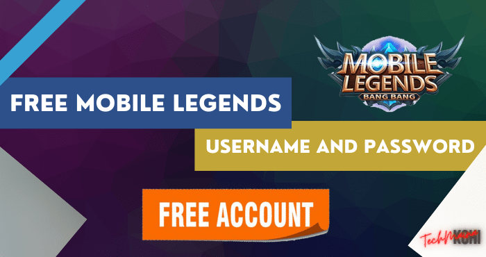 Free Mobile Legends Username And Password